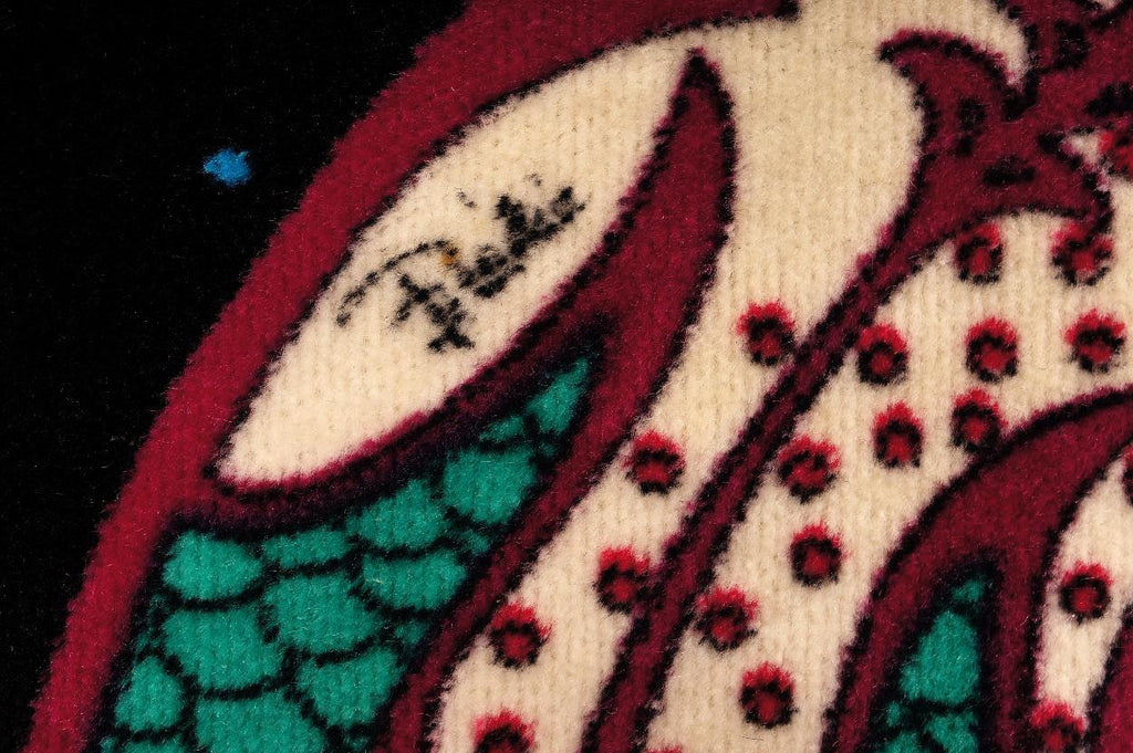 Vintage 1960s Pucci Velvet Clutch Purse - Bird of Paradise Print - Poppy's Vintage Clothing