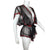 NWT 1980s Vintage Babydoll w Panties Red & Black Nylon Sz S