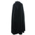 Vintage 60s Black Velvet Cape Hooded Rain Master Canada Sz M - Poppy's Vintage Clothing