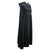 Vintage 60s Black Velvet Cape Hooded Rain Master Canada Sz M - Poppy's Vintage Clothing