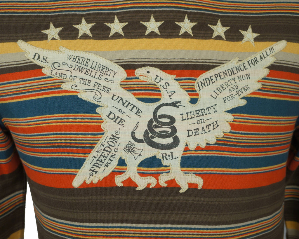 Ralph Lauren Hoodie Patriotic Eagle Denim & Supply Cotton S - Poppy's Vintage Clothing