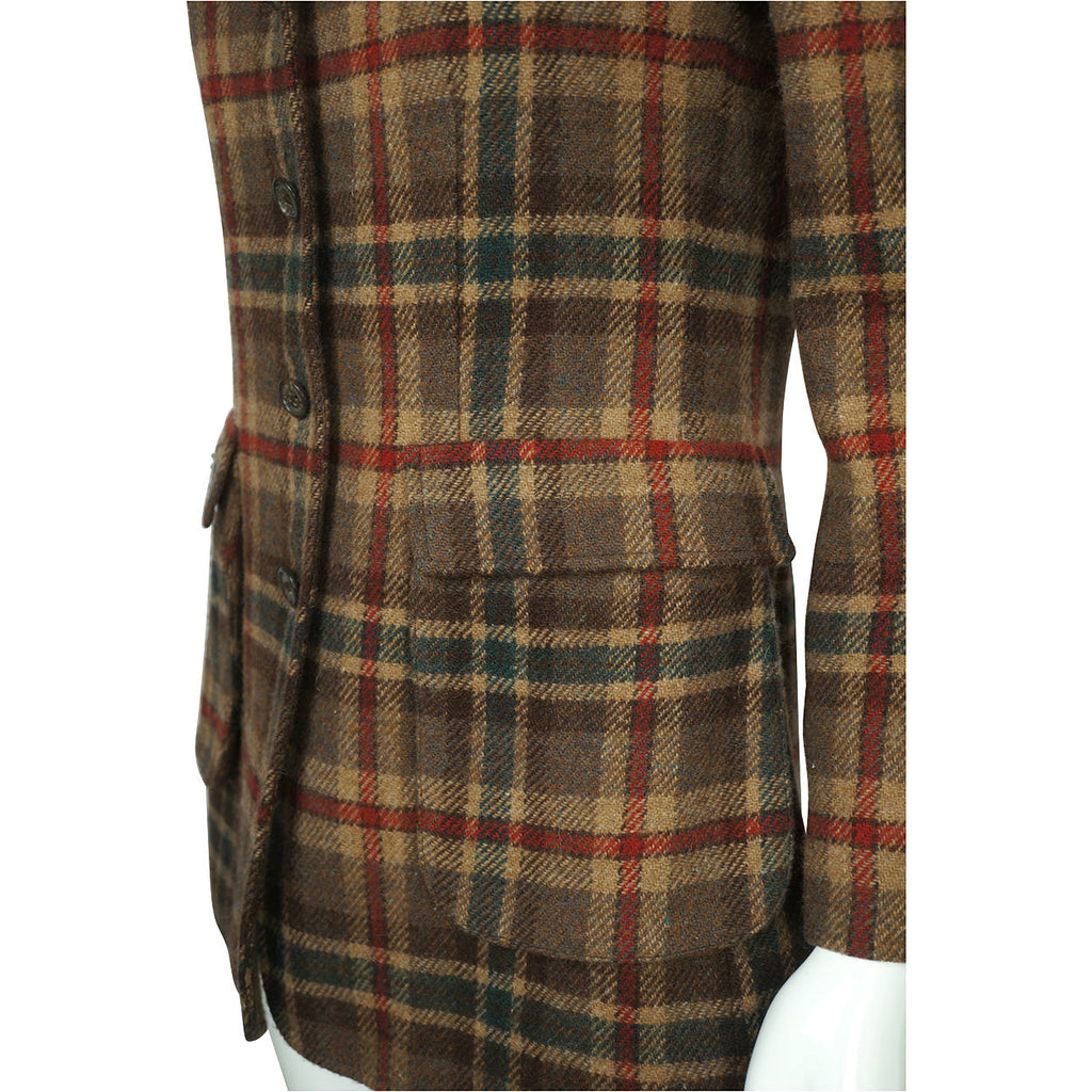 Lauren by Ralph Lauren Plaid Jacket Hunting Blazer Green Label Ladies Size 4 - Poppy's Vintage Clothing