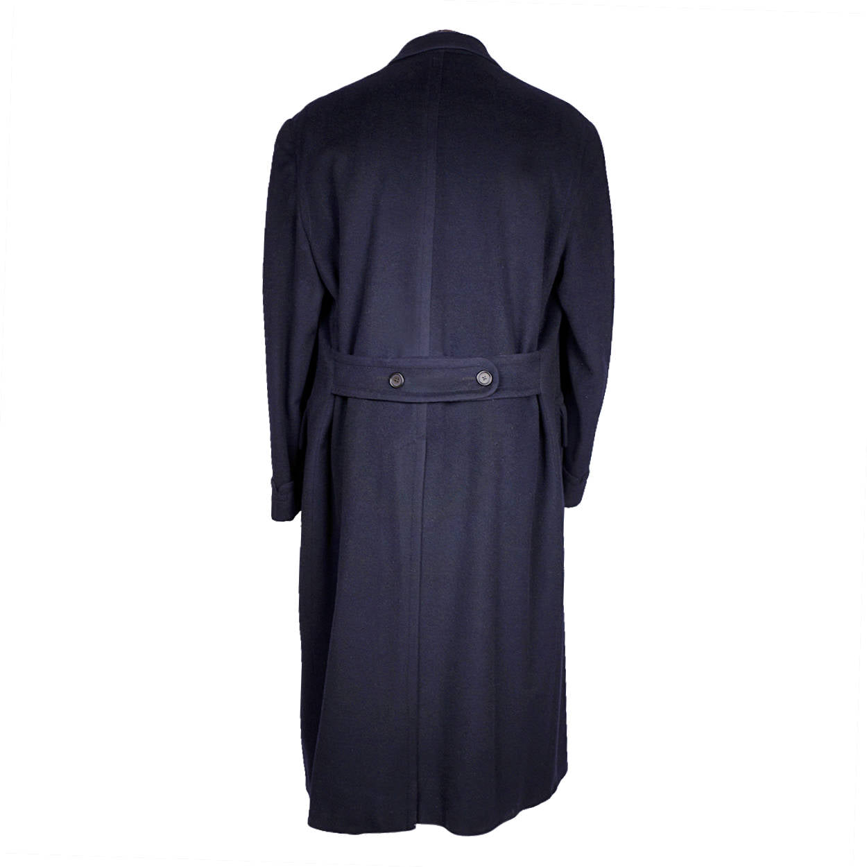 Vintage Ralph Lauren Polo Overcoat 1980s Made in USA Quality Coat Size 44 Long - Poppy's Vintage Clothing