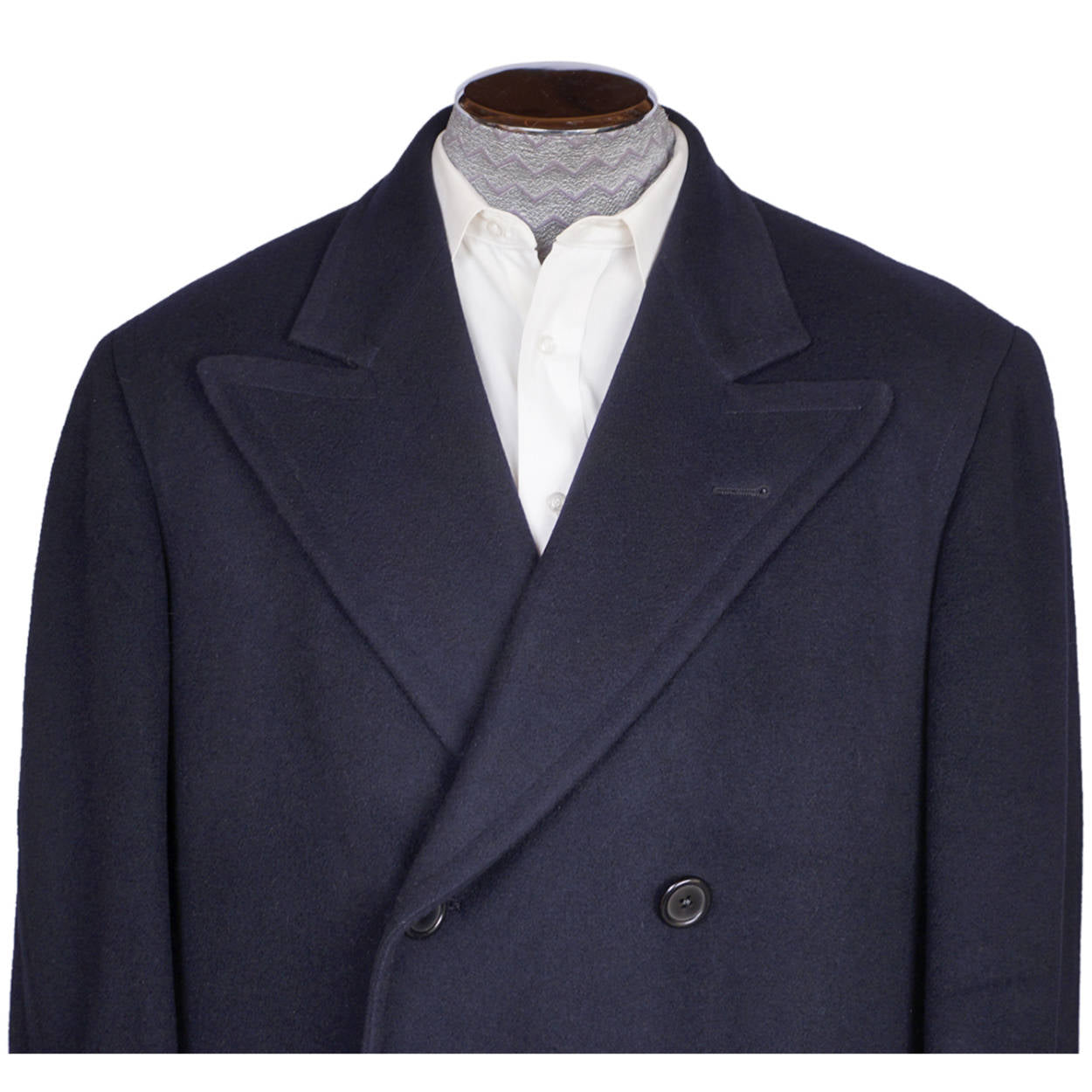 Vintage Ralph Lauren Polo Overcoat 1980s Made in USA Quality Coat Size 44 Long - Poppy's Vintage Clothing