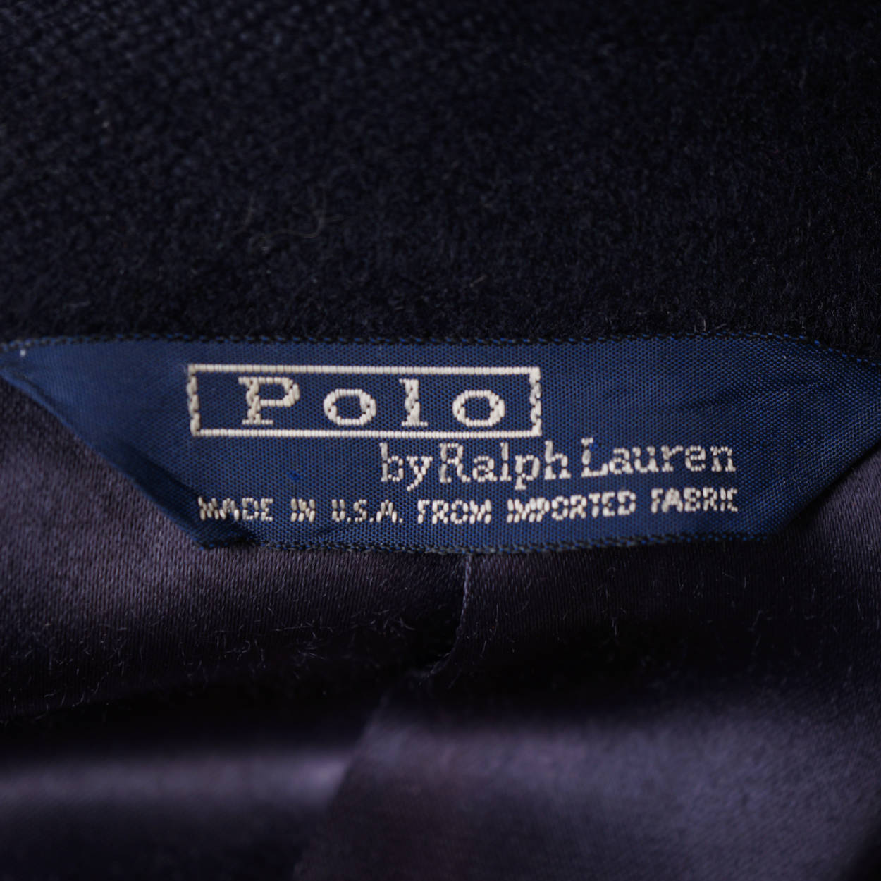 Vintage Ralph Lauren Polo Overcoat 1980s Made in USA Quality Coat Size 44 Long - Poppy's Vintage Clothing