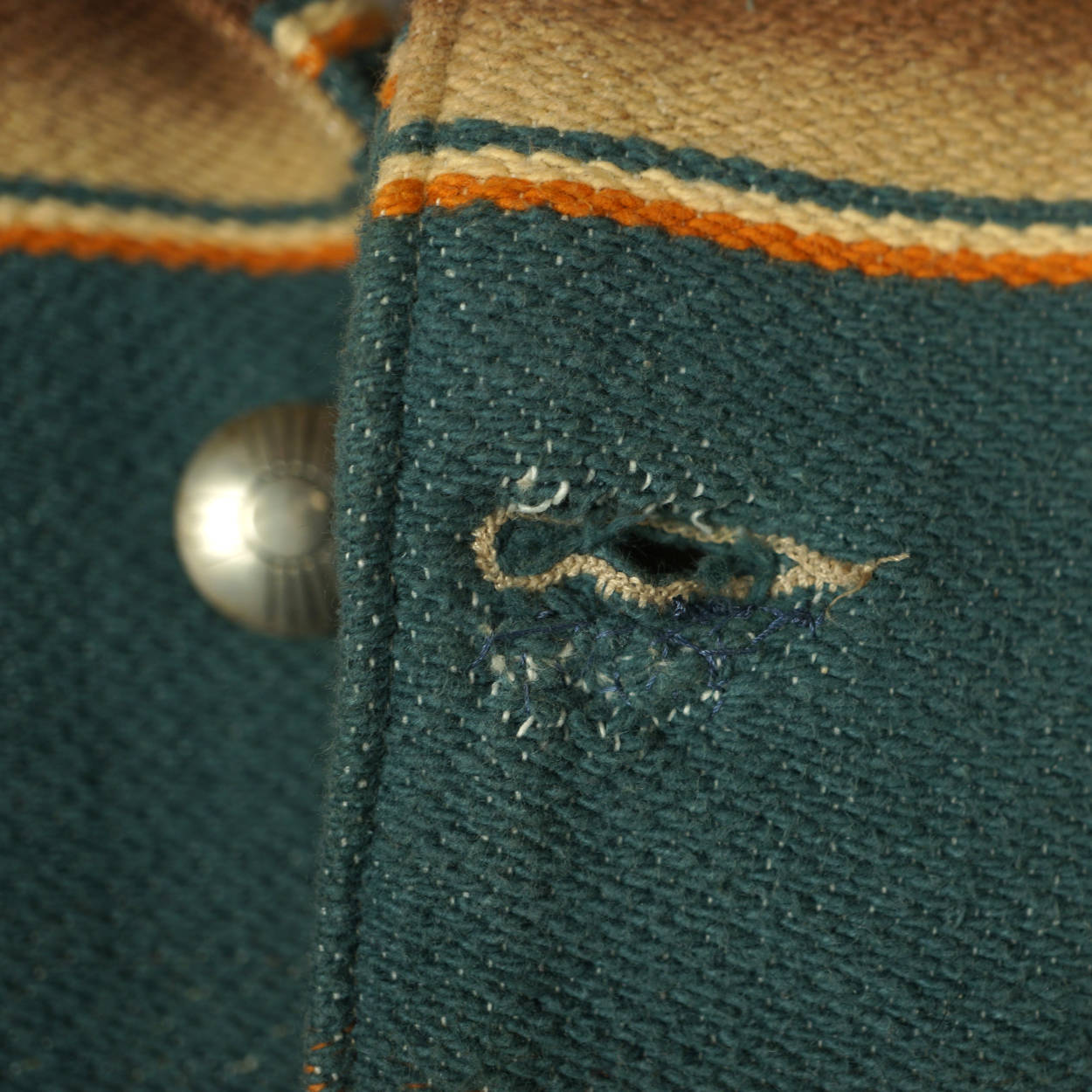 Vintage Ralph Lauren Southwestern Coat Serape Indian Blanket Jacket USA Mens L - Poppy's Vintage Clothing