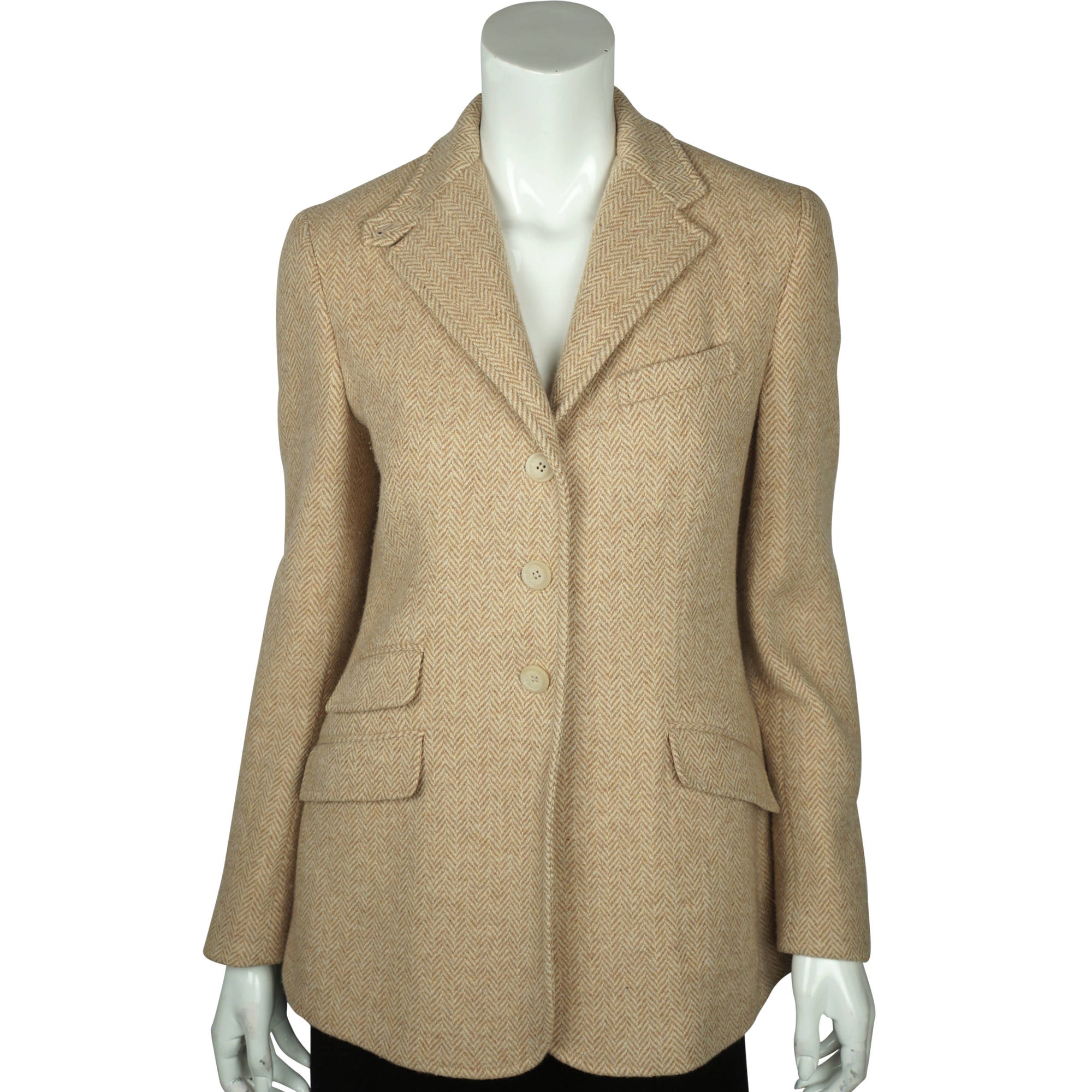 Ralph Lauren Hacking Jacket Alastair Blue Label Italy M 10