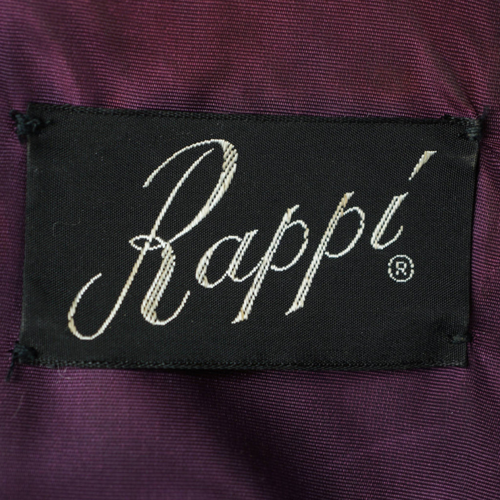 Vintage 1960s Purple Silk Metallic Gold Evening Gown Goddess Dress Rappi Size M - Poppy's Vintage Clothing