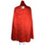 Vintage 1960s Red Wool Cape by Raymond of London Sz S M