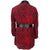 Vintage 1950s Leopard Print Smoking Jacket Red Corduroy Sz M