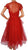 Vintage 1950s Red Tulle Party Dress by Rappi for Saks Fifth Avenue - Poppy's Vintage Clothing