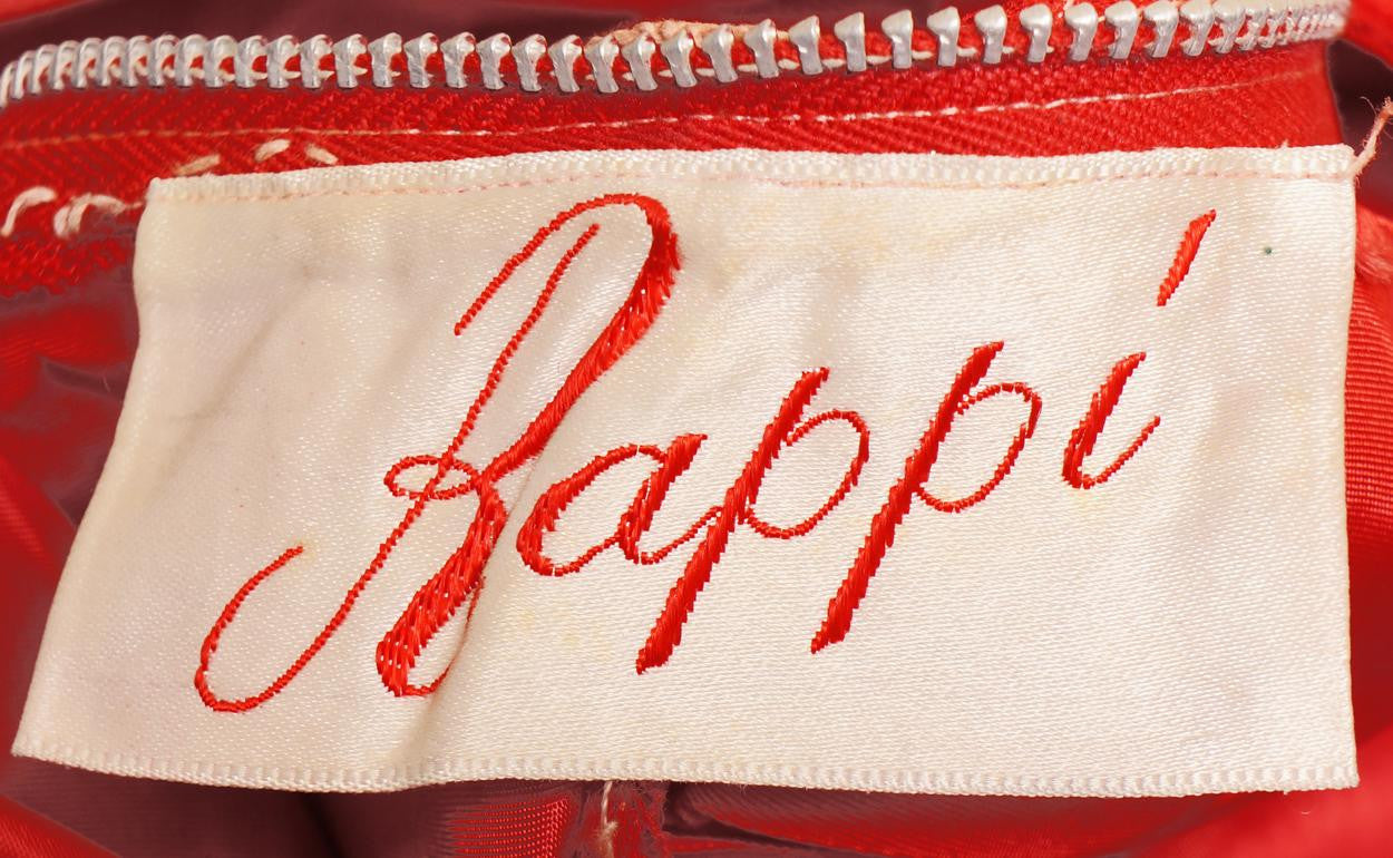 Vintage 1950s Red Tulle Party Dress by Rappi for Saks Fifth Avenue - Poppy's Vintage Clothing