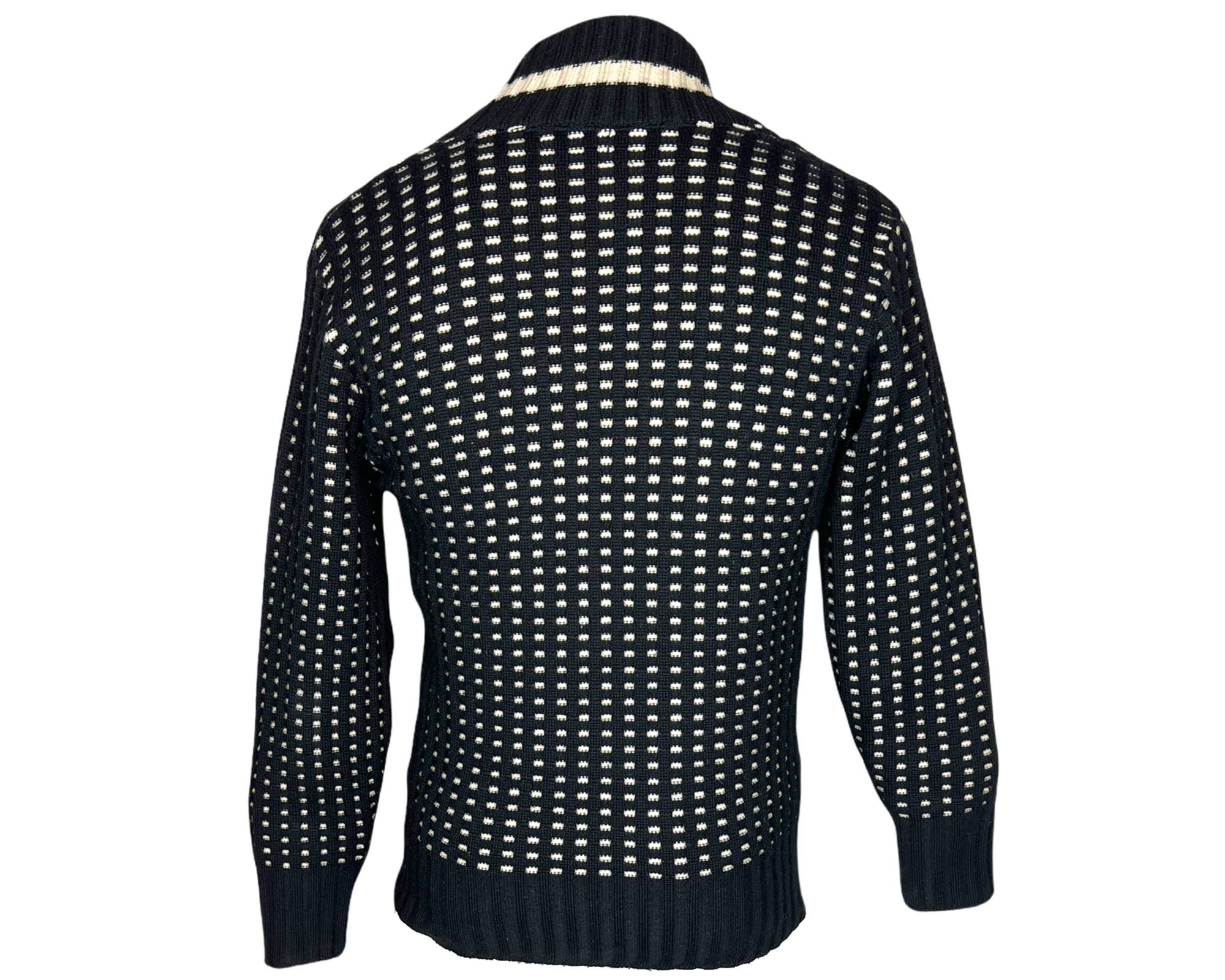 Vintage 1950s Rockabilly Pullover Sweater Regency Wool Sz M