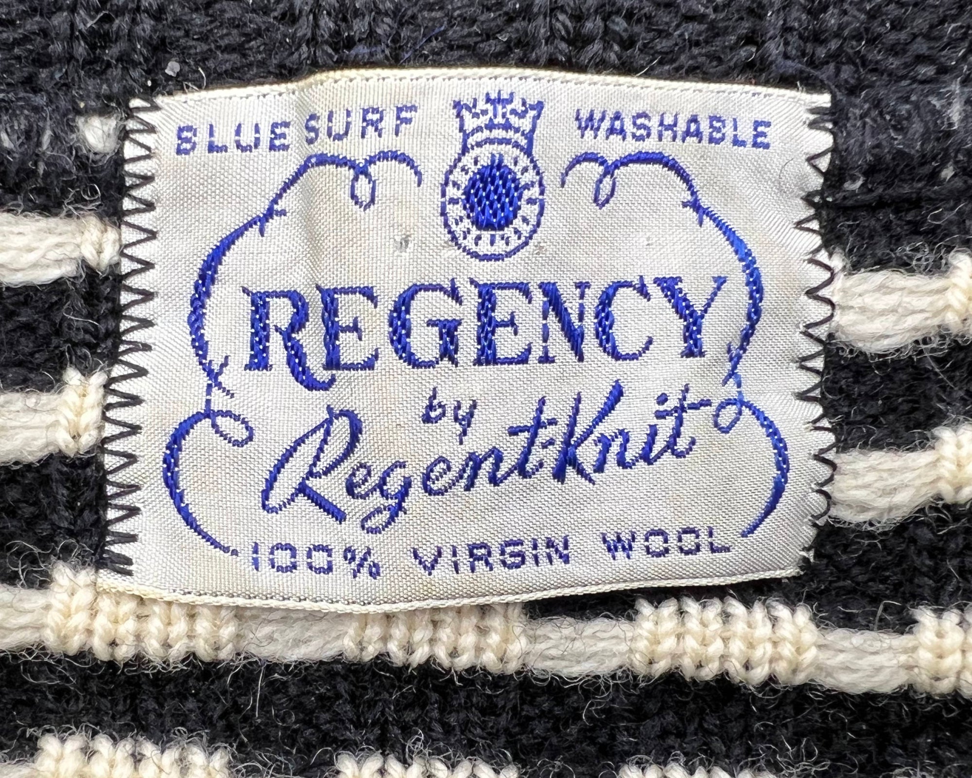 Vintage 1950s Rockabilly Pullover Sweater Regency Wool Sz M
