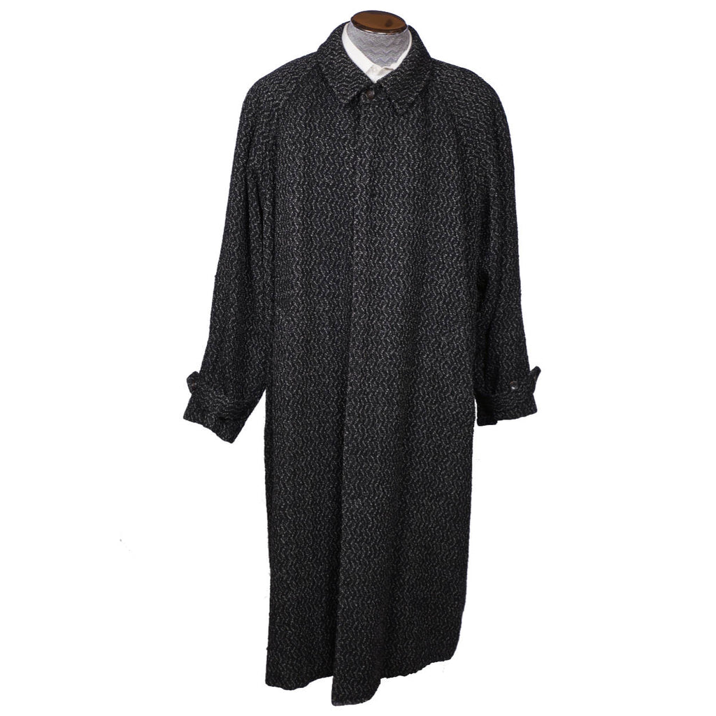 Vintage 1980s Rei Kawakubo Mens Overcoat Oversize Fashion Medium Coat Made Japan - Poppy's Vintage Clothing