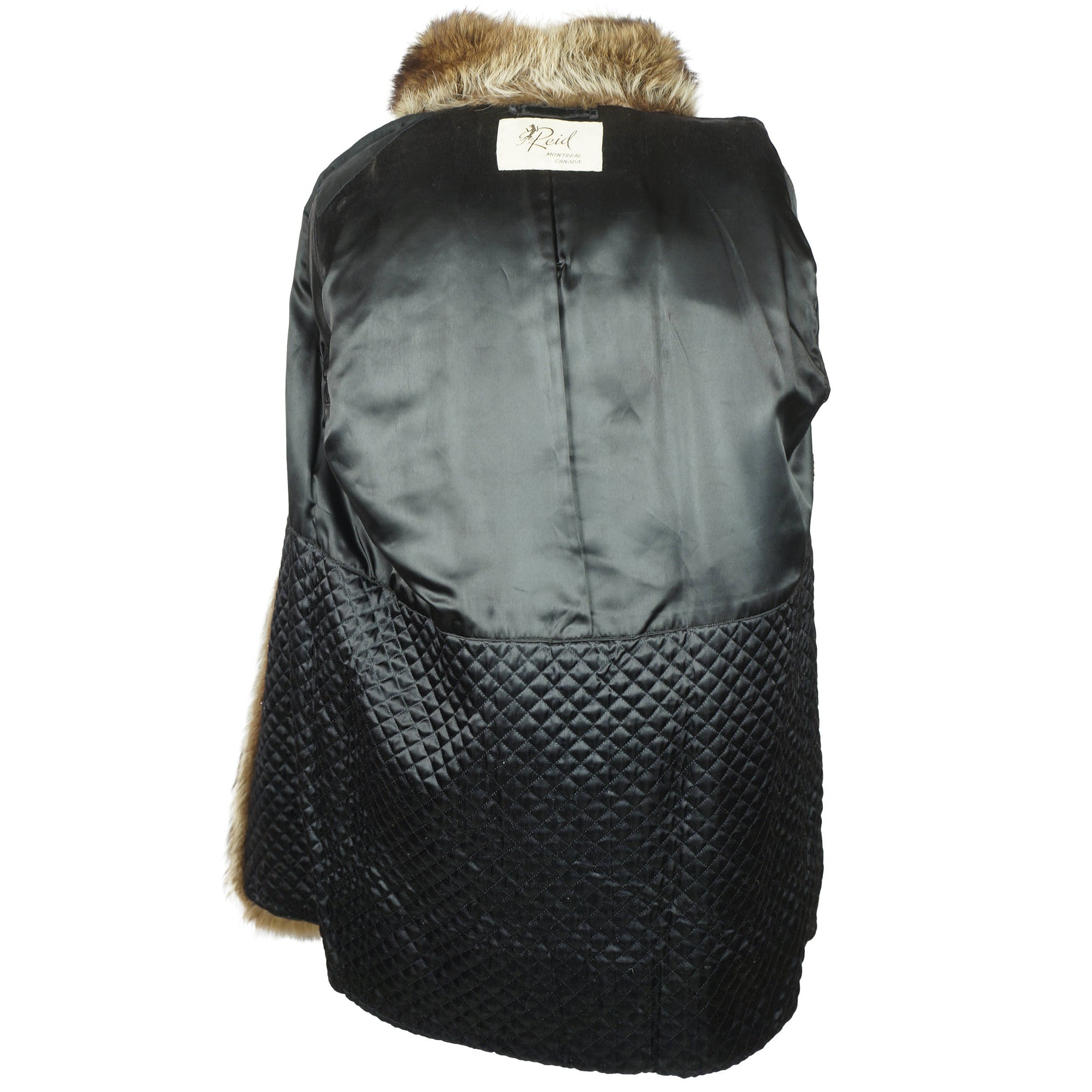 Vintage Mens Raccoon Fur Coat 