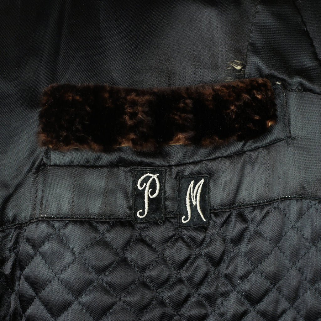 Vintage Mens Raccoon Fur Coat 