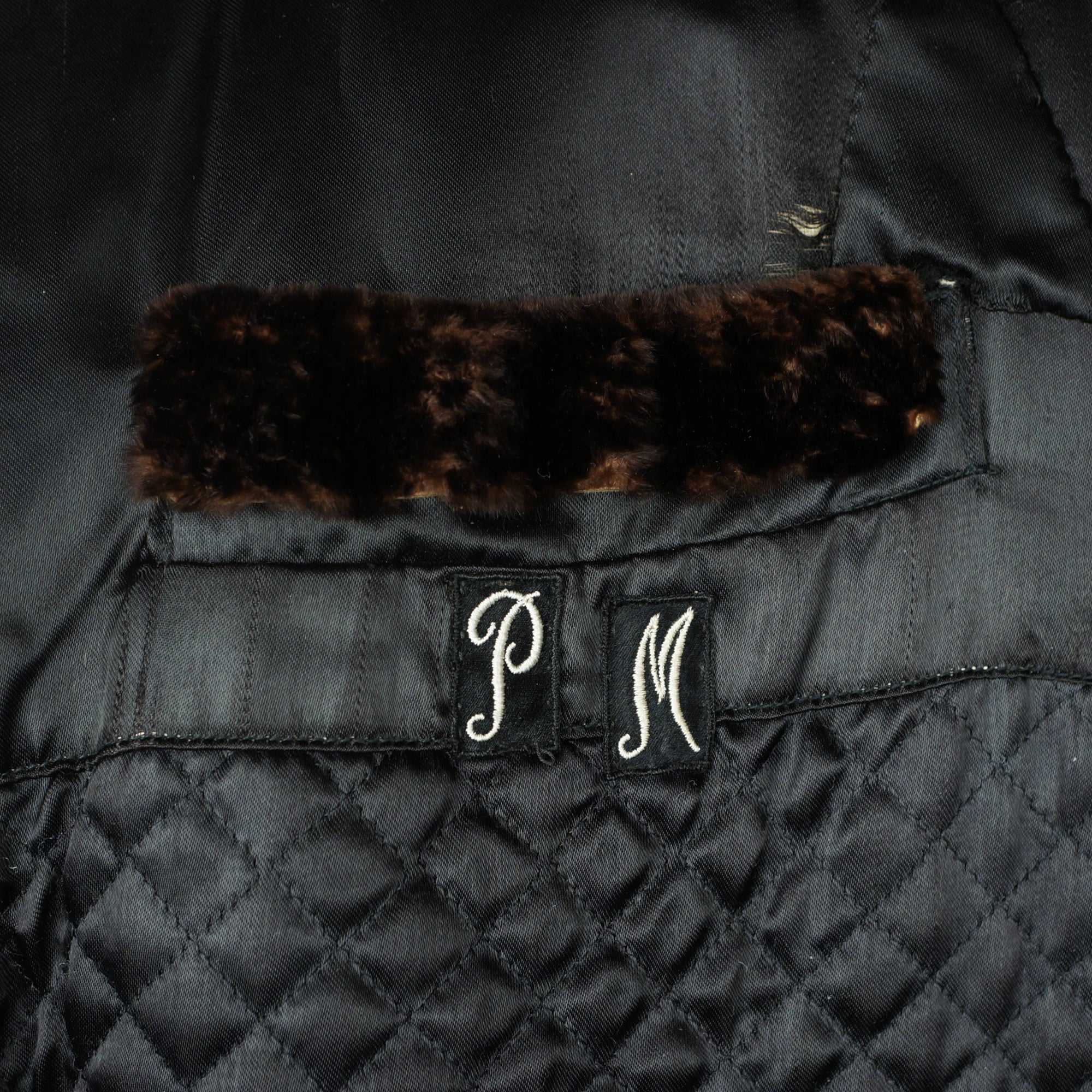 Vintage Mens Raccoon Fur Coat 