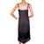 Vintage 1950s Black Nylon Slip with Lace Trim Retimans Canada Size M - Poppy's Vintage Clothing