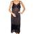 Vintage 1950s Black Nylon Slip with Lace Trim Retimans Canada Size M - Poppy's Vintage Clothing