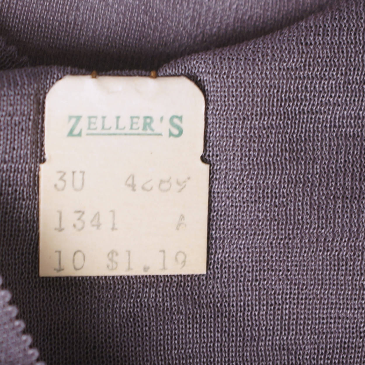 Vintage 50s Grey Nylon Stockings Seamed Cuban Heel Rendezvous Brand Zellers NOS - Poppy's Vintage Clothing