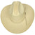 Vintage Resistol Shantung Straw Western Cowboy Hat Beige Long Oval Size 7 - Poppy's Vintage Clothing