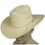 Vintage Resistol Shantung Straw Western Cowboy Hat Beige Long Oval Size 7 - Poppy's Vintage Clothing