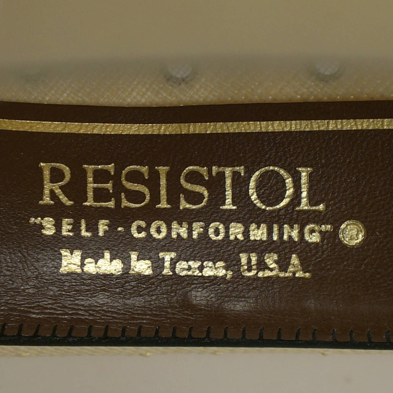 Vintage Resistol Shantung Straw Western Cowboy Hat Beige Long Oval Size 7 - Poppy's Vintage Clothing