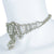 Vintage 1940s Rhinestone Choker Necklace with Drop Pendant - Poppy's Vintage Clothing