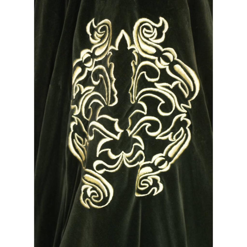 Vintage 1950s Canadian Couture Velvet Ball Gown Richard Lorain Couturier Montreal - Poppy's Vintage Clothing