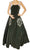 Vintage 1950s Canadian Couture Velvet Ball Gown Richard Lorain Couturier Montreal - Poppy's Vintage Clothing