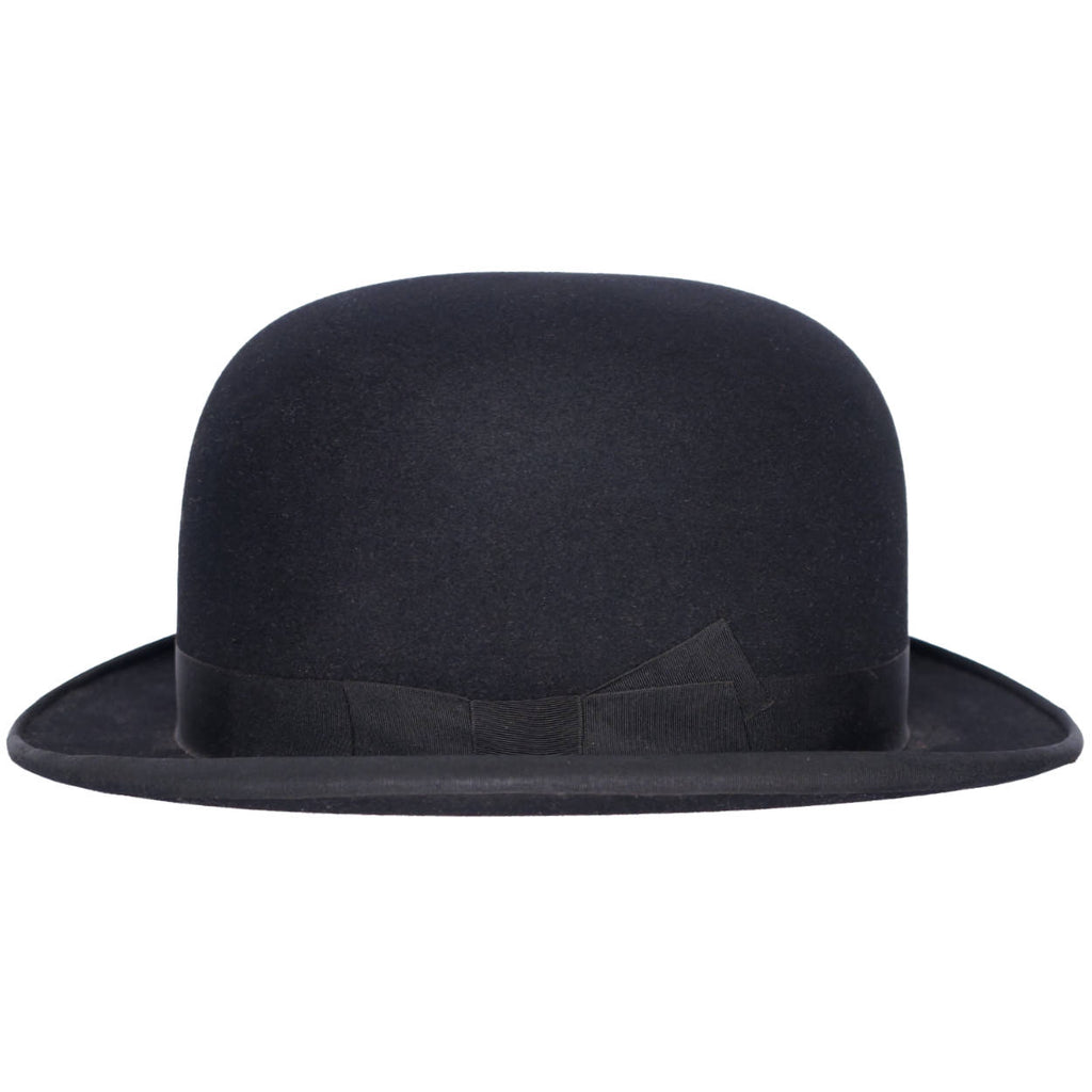 Vintage Mens English Bowler Hat Derby Robert Davidson &amp; Co London Large XL - Poppy's Vintage Clothing