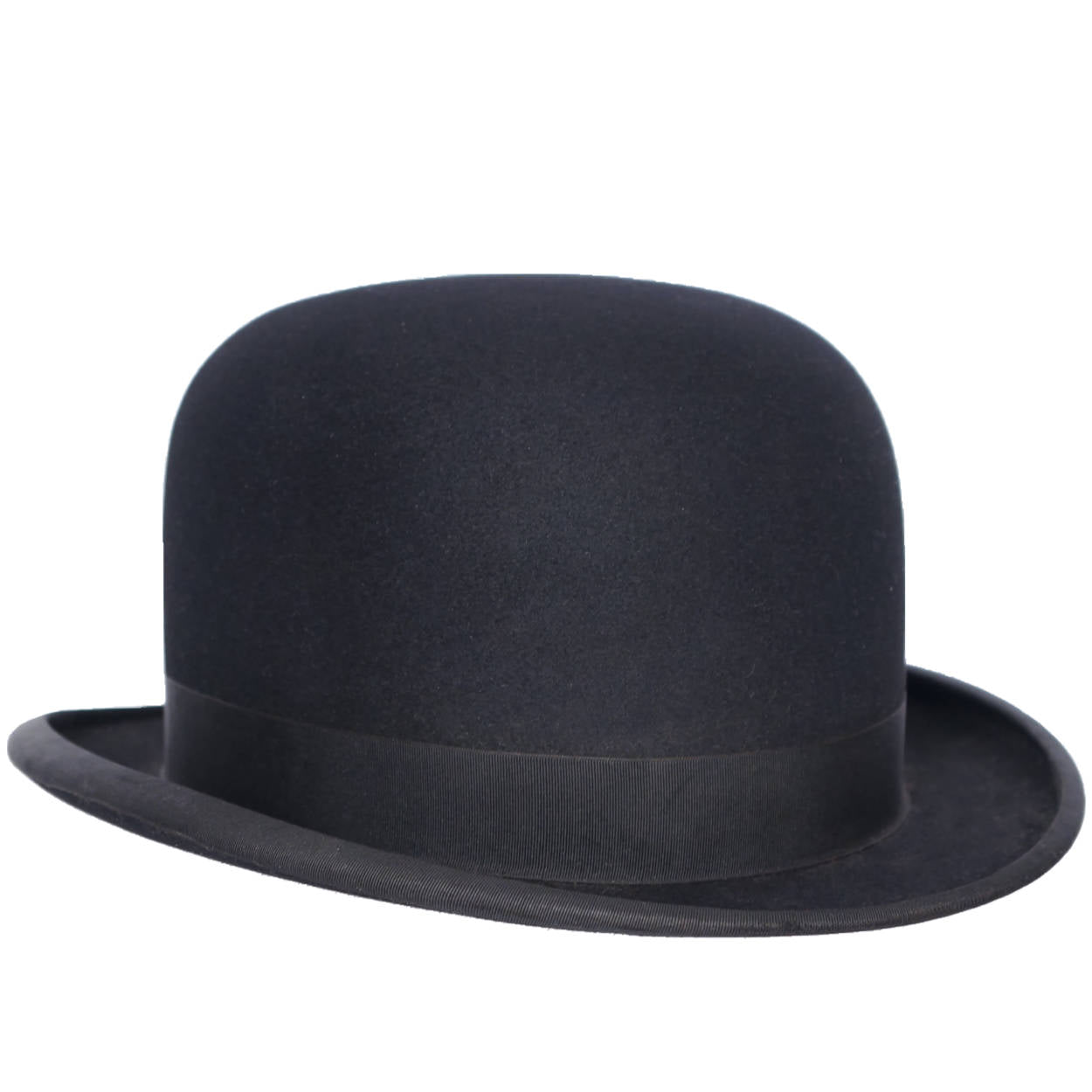 Vintage Mens English Bowler Hat Derby Robert Davidson &amp; Co London Large XL - Poppy's Vintage Clothing