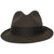 Vintage Mens Fedora Hat Robert Hall Fur Felt Made in USA Medium 7 1/8 - Poppy's Vintage Clothing