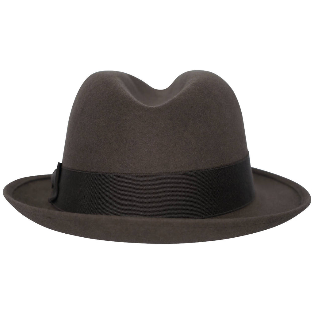 Vintage Mens Fedora Hat Robert Hall Fur Felt Made in USA Medium 7 1/8 - Poppy's Vintage Clothing