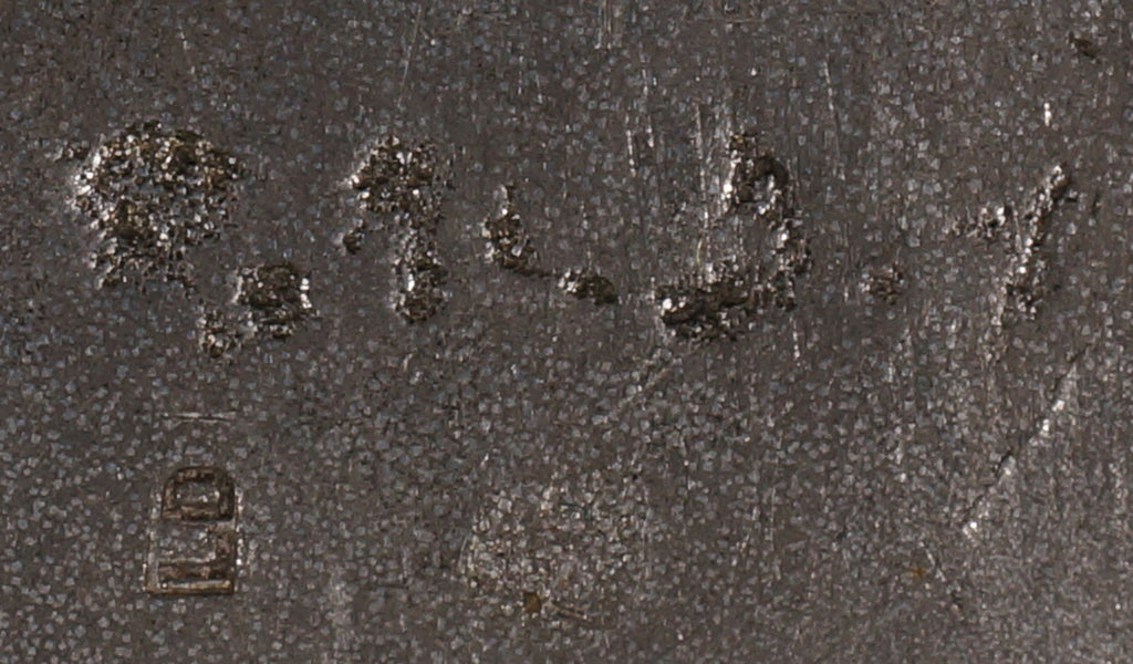 Vintage 1960s Brutalist Cuff Bracelet Modernist Pewter - Poppy's Vintage Clothing