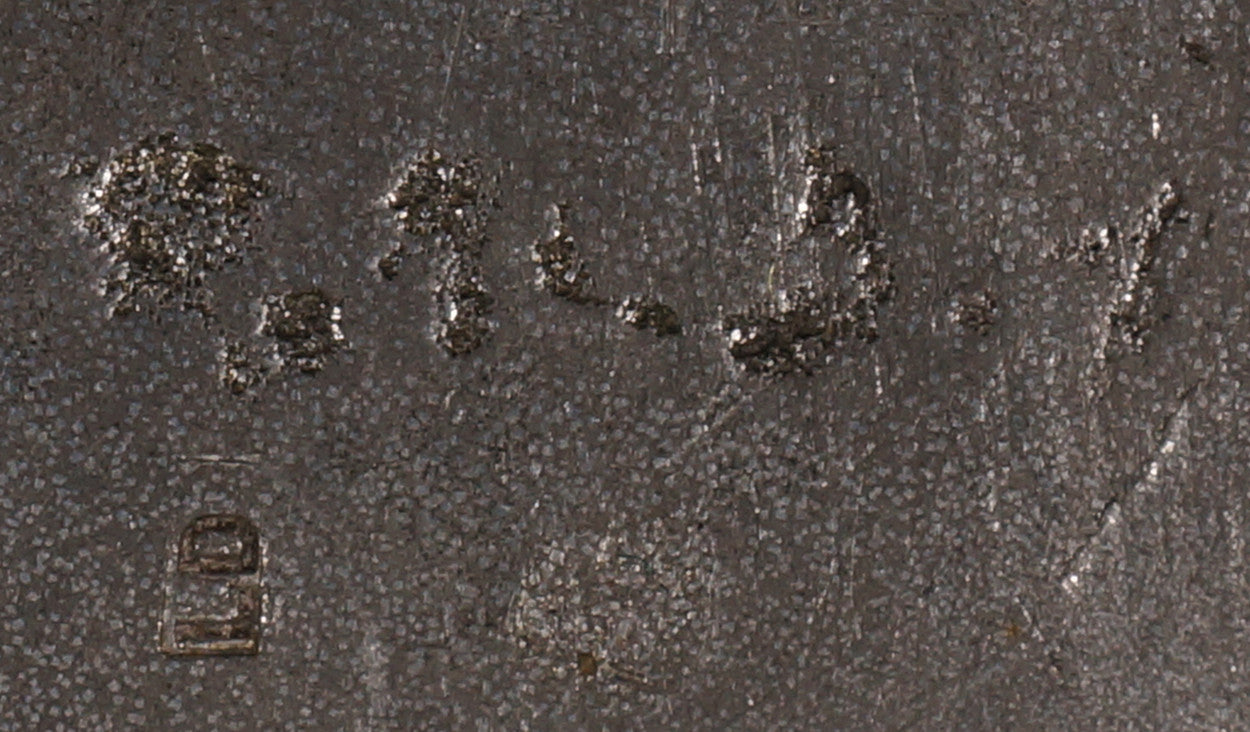 Vintage 1960s Brutalist Cuff Bracelet Modernist Pewter - Poppy's Vintage Clothing