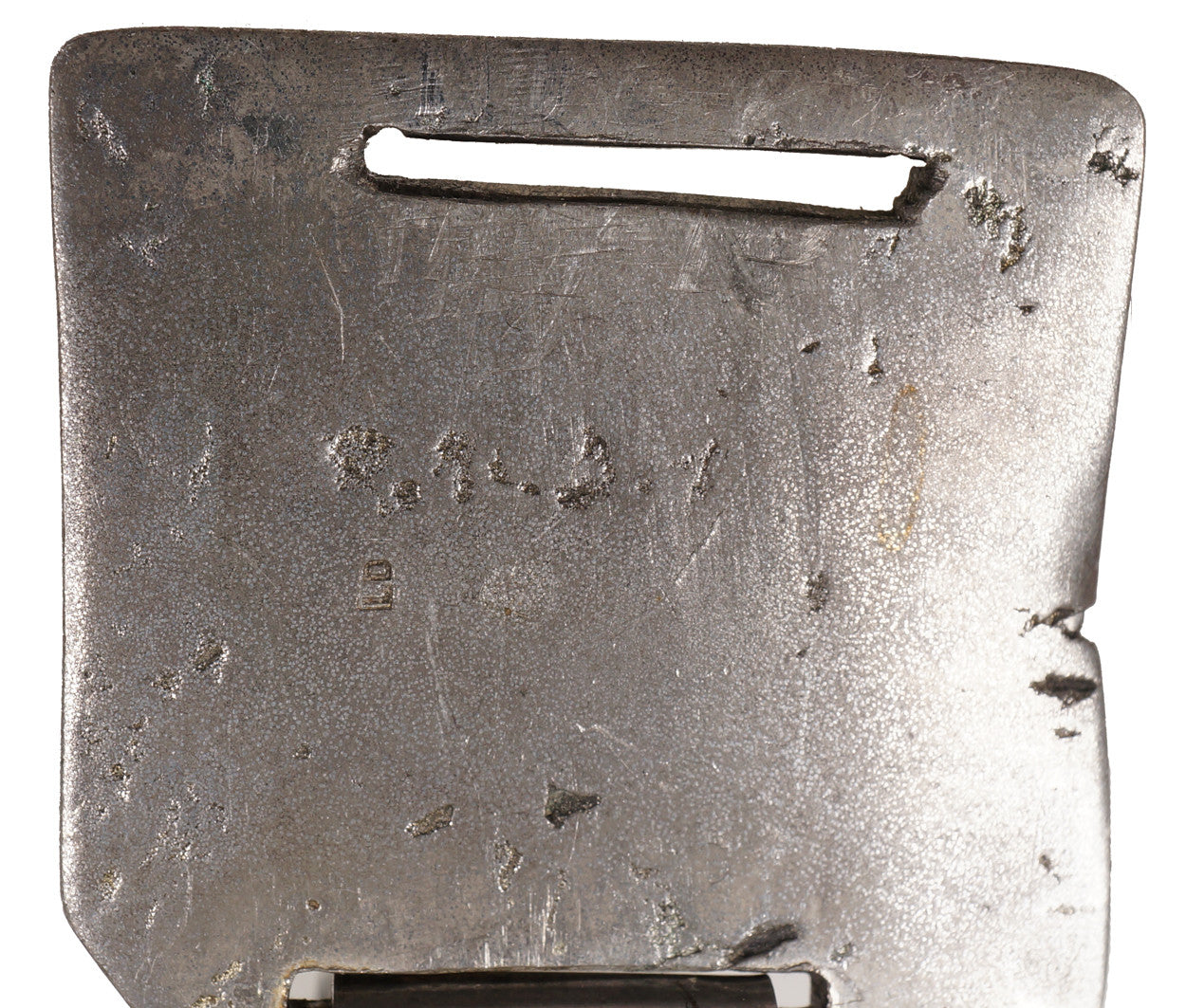 Vintage 1960s Brutalist Cuff Bracelet Modernist Pewter - Poppy's Vintage Clothing