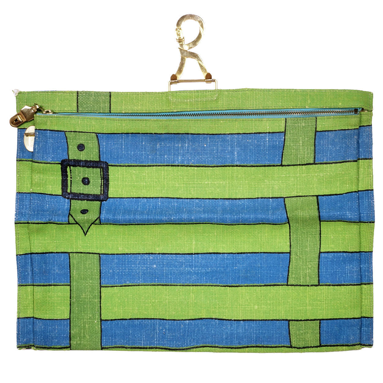 Vintage Roberta di Camerino Trompe l’Oeil Perfume Cosmetics Travel Bag 70s Large - Poppy's Vintage Clothing