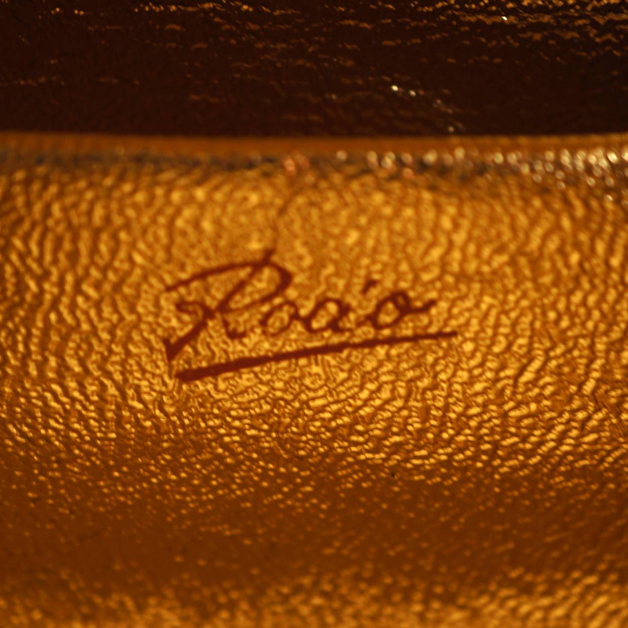 Vintage 1960s Rodo Minaudiere Box Purse Gold Metallic Evening Mini Handbag - Poppy's Vintage Clothing