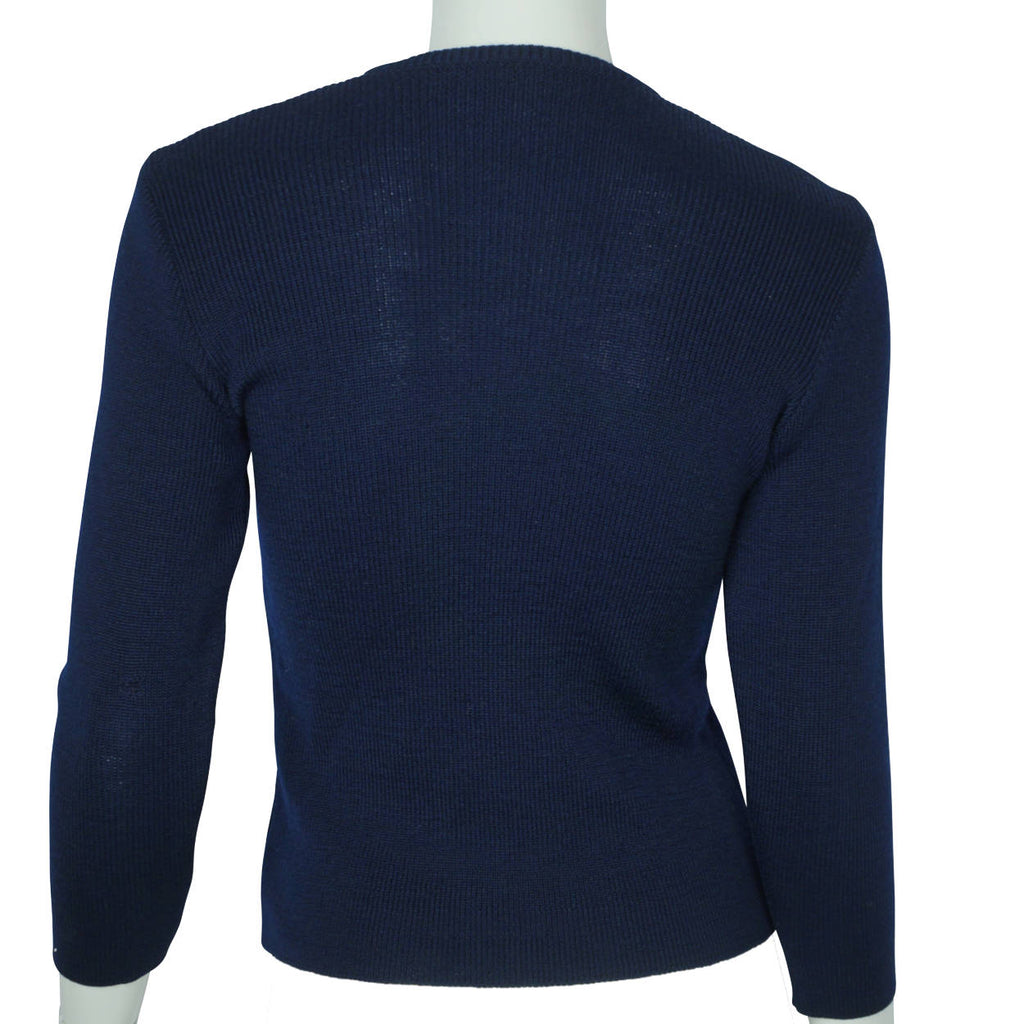 Vintage 1970s Swiss Ski Sweater Zip Up Wool Cardigan Romulus St Moritz 1974 S M - Poppy's Vintage Clothing