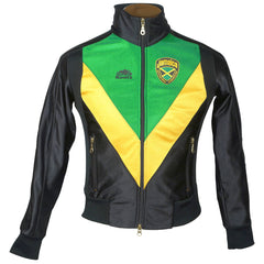 Jamaican Bobsled Team Jacket Jamaica Bobsleigh 1988 Olympics Roots Canada Size M - Poppy's Vintage Clothing
