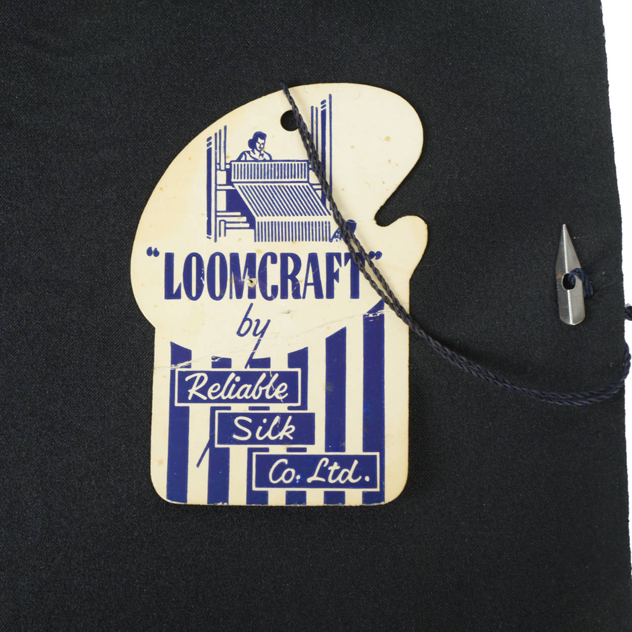 Vintage 50s Sewing Silk Fabric Rose Flower Embroidery Lining - Poppy's Vintage Clothing