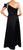 Vintage 1980s Black Silk Evening Gown One Shoulder with Rhinestones Rose Taft - Poppy's Vintage Clothing