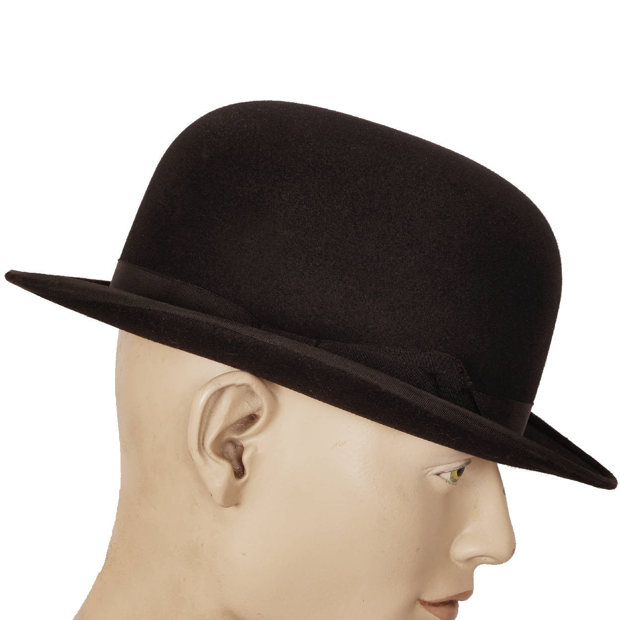 Vintage Mens English Bowler Derby Hat Ross &amp; Co London XXL 7 3/4 - Poppy's Vintage Clothing