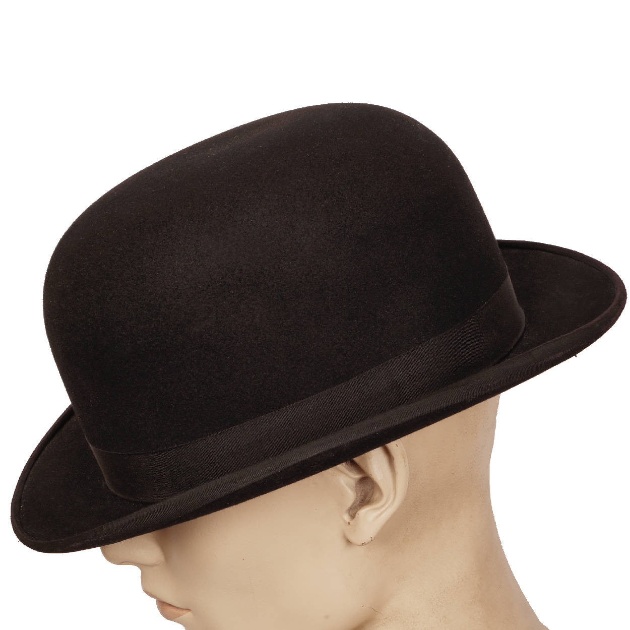 Vintage Mens English Bowler Derby Hat Ross &amp; Co London XXL 7 3/4 - Poppy's Vintage Clothing