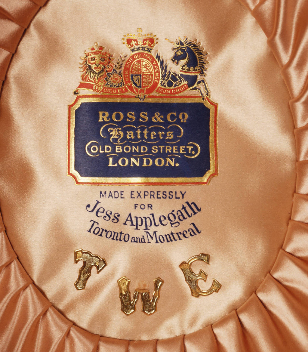 Vintage Mens English Bowler Derby Hat Ross &amp; Co London XXL 7 3/4 - Poppy's Vintage Clothing