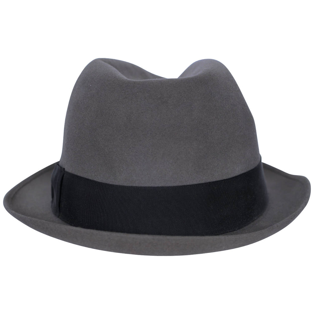 Vintage 1950s Mens Stetson Fedora Hat Grey Large 7 1/4 Canada - Poppy's Vintage Clothing