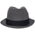 Vintage 1950s Mens Stetson Fedora Hat Grey Large 7 1/4 Canada - Poppy's Vintage Clothing