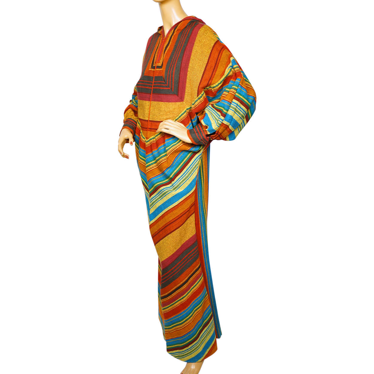 Vintage 1960s Caftan Dress Designer Israel Fashion - Rikma - Rozi Ben Yosef NWT Unused - Poppy's Vintage Clothing